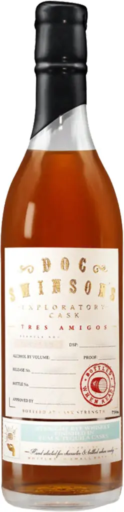 Doc Swinson Exploratory Cask Tres Amigos Straight Rye Whiskey 750Ml 1