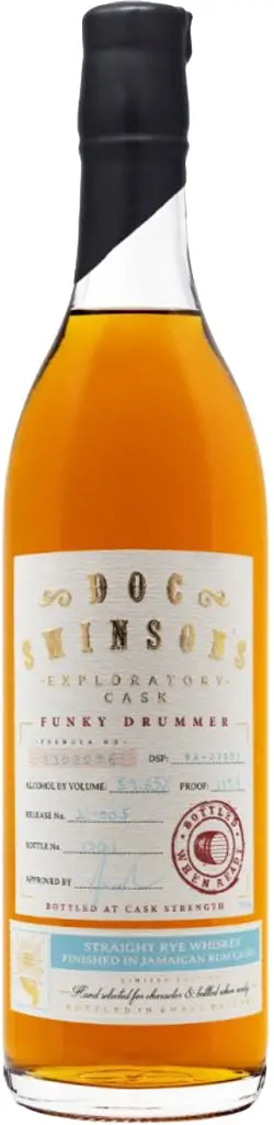 Doc Swinson Funky Drummer Straight Rye Whiskey 750Ml 1