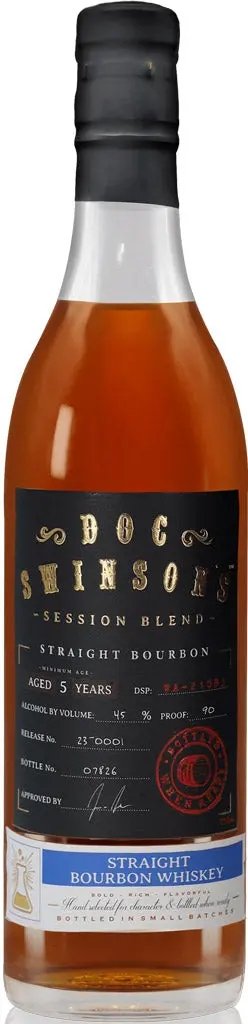 Doc Swinson Session Blend Straight Bourbon Whiskey 5 Year Old 750Ml 1