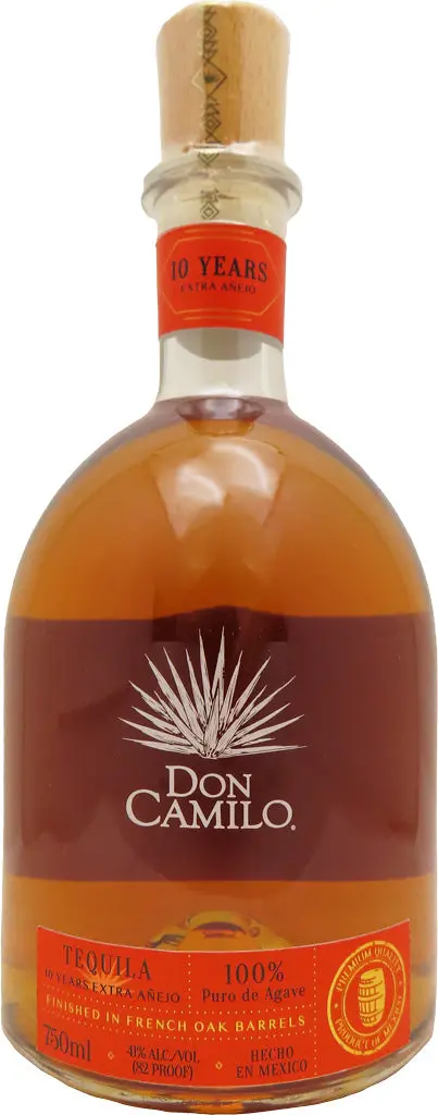 Don Camilo 10 Year Old Extra Anejo Organic Tequila 750Ml 1