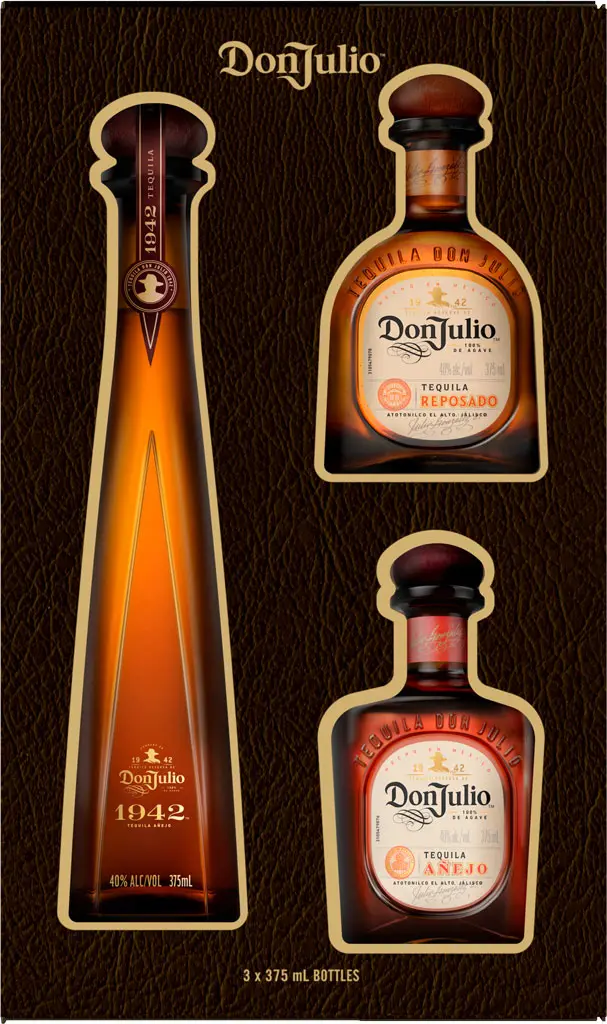 Don Julio 1942, Reposado & Anejo Gift Pack 3X375ml 1