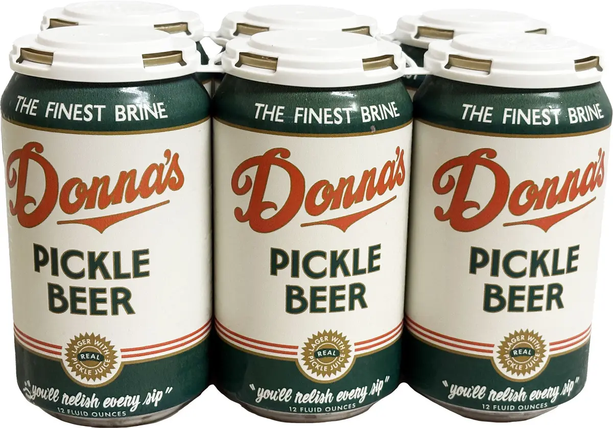 Donna's Pickle Beer 6Pk Cans 1
