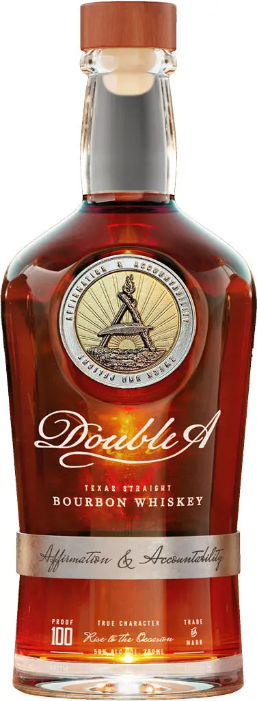 Double A Texas Straight Bourbon Whiskey 100 Proof 750Ml 1