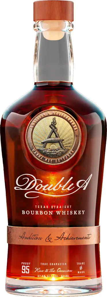 Double A Texas Straight Bourbon Whiskey 95 Proof 750Ml 1