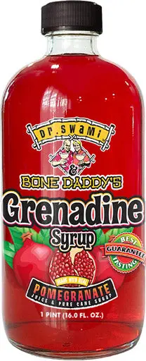 Dr. Swami & Bone Daddy's Grenadine Syrup 16Oz 1