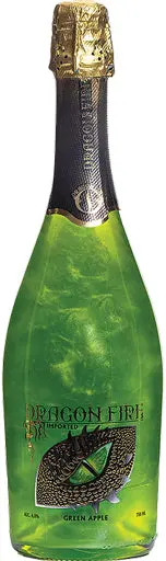 Dragon Fire Sparkling Wine Green Apple 750Ml 1