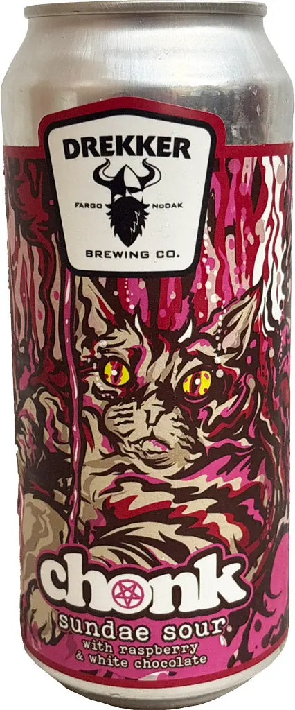 Drekker Chonk Sundae Raspberry White Chocolate 16Oz Can 1