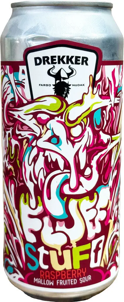 Drekker Fluff Stuff Raspberry Mallow Fruited Sour 16Oz Can 1