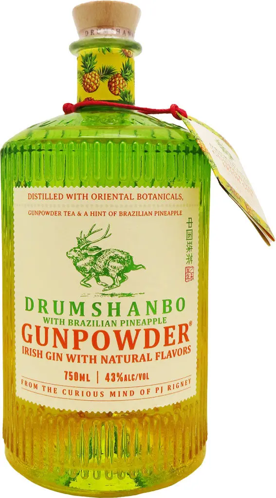 Drumshanbo Gunpowder Brazilian Pineapple Irish Gin 750Ml 1