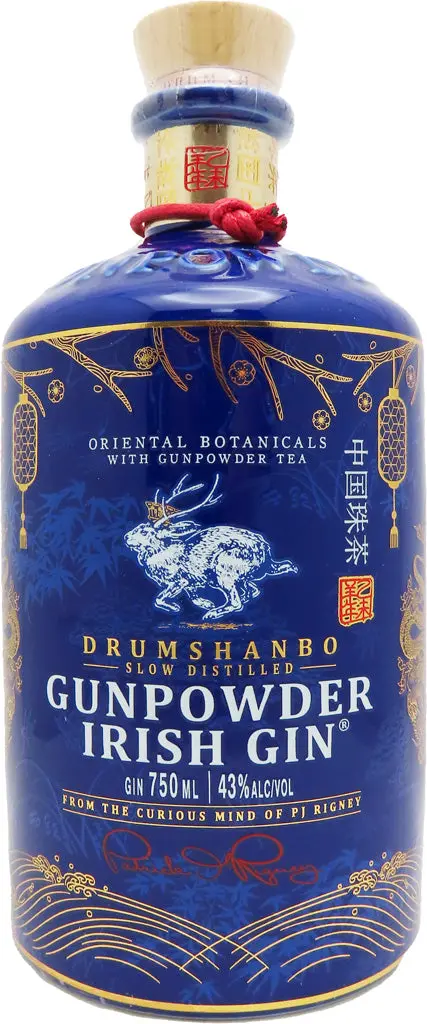 Drumshanbo Gunpowder Irish Gin Ceramic Dragon 750Ml 1