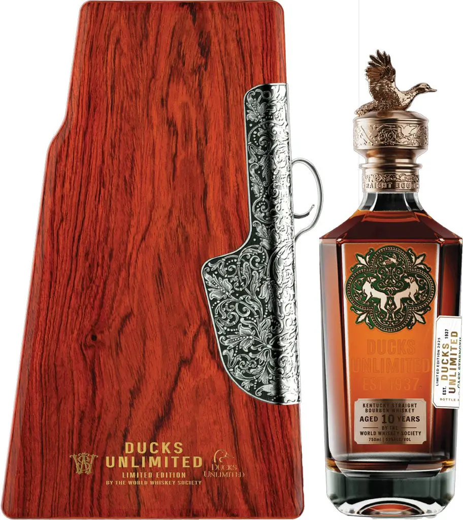 Ducks Unlimited Limited Edition Bourbon Whiskey 10 Year Old 750Ml 1