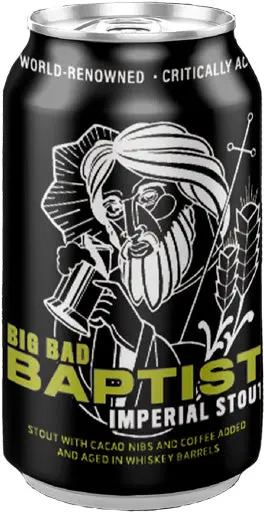 Epic Big Bad Baptist Stout 12Oz Can 1