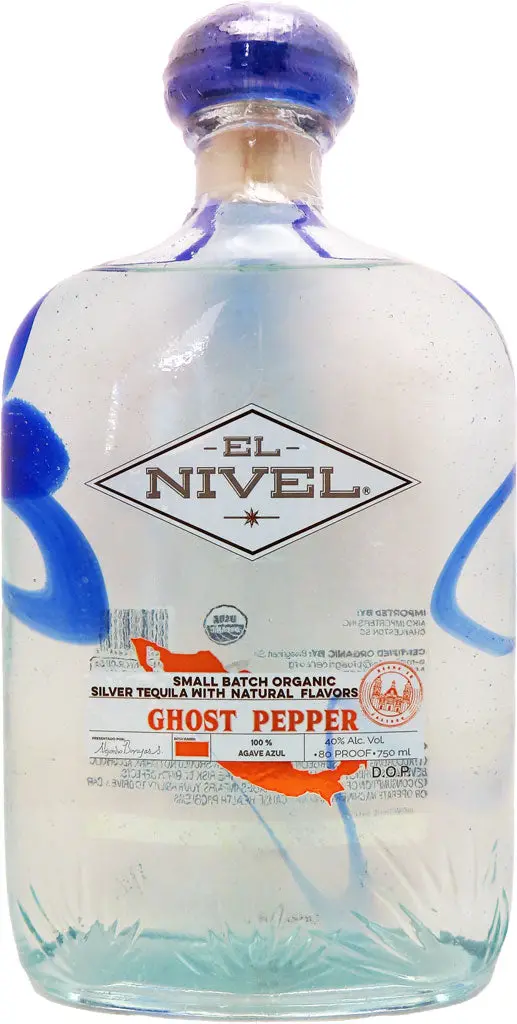 El Nivel Ghost Pepper Tequila Silver 750Ml 1