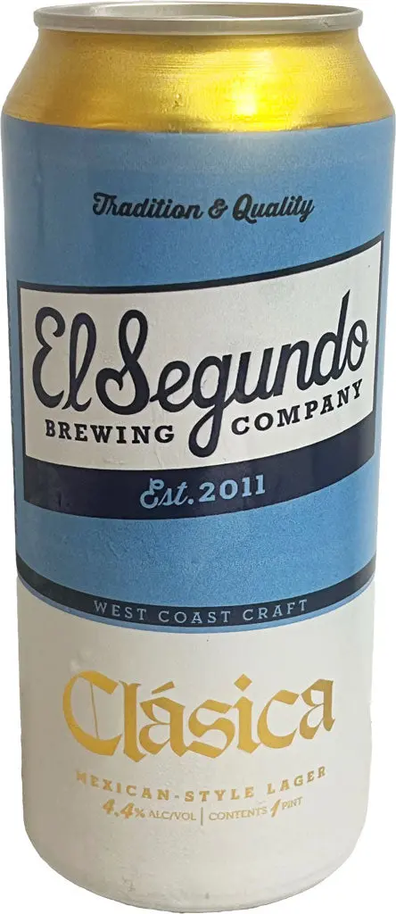 El Segundo Classica Mexican Lager 16Oz Can 1