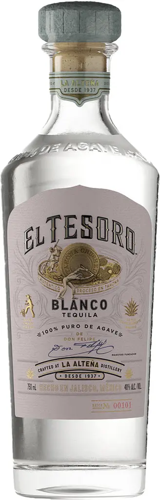 El Tesoro Tequila Blanco 750Ml 1