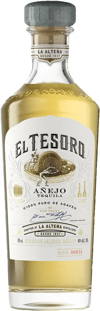 El Tesoro Tequila Anejo 750Ml 1
