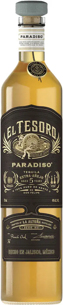 El Tesoro Tequila Paradiso Extra Anejo 5 Year Old 750Ml 1