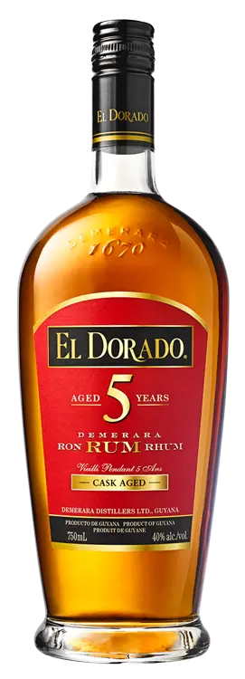 El Dorado Rum Cask Aged 5 Year Old 750Ml 1