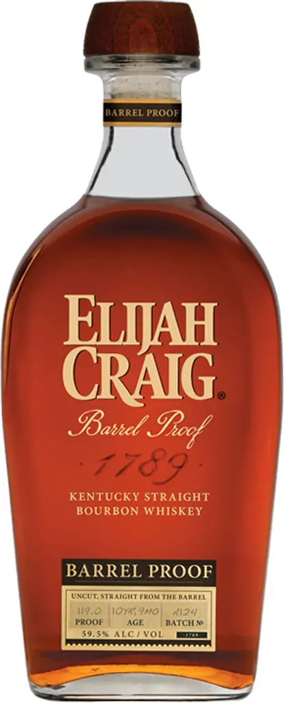 Elijah Craig Batch A124 Barrel Proof 10.9 Year Old Kentucky Bourbon 750Ml 1