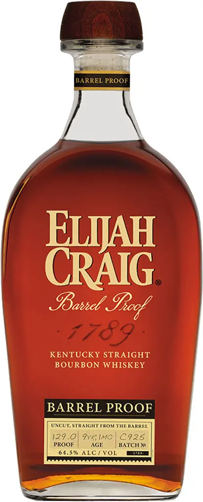 Elijah Craig Batch C925 Barrel Proof 9 Year Old Kentucky Bourbon 750Ml 1