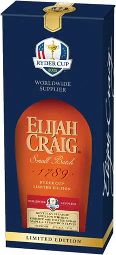 Elijah Craig Toasted Barrel Ryder Cup Limited Edition Bourbon Whiskey 2025 750Ml 1