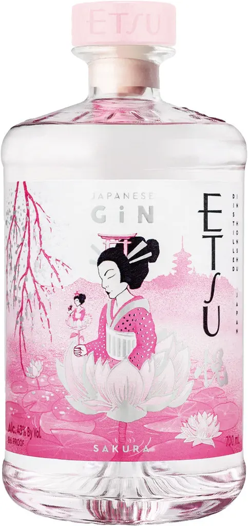 Etsu Sakura Japanese Gin 700Ml 1