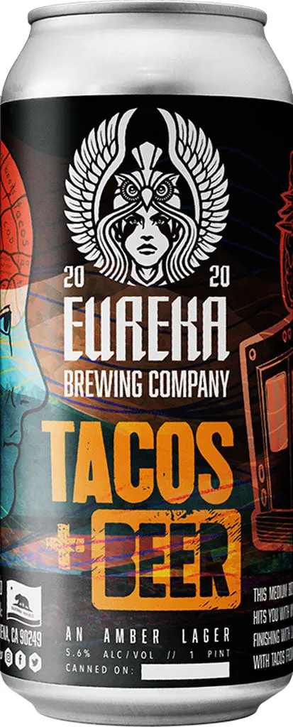 Eureka Brewing Tacos And Beer Amber 16Oz Can 1