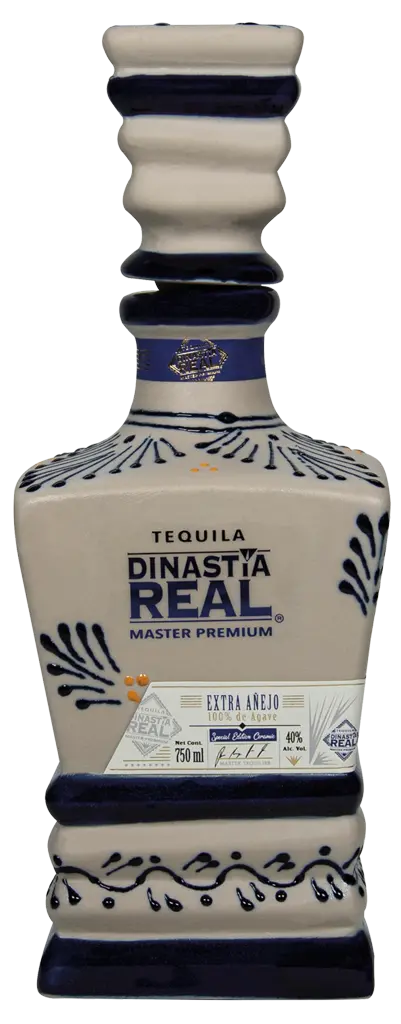 Dinastia Real Tequila Extra Anejo Blue Ceramic 750Ml 1