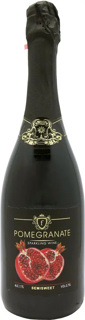"F" Pomegranate Semi-Sweet Sparkling Wine 750Ml 1