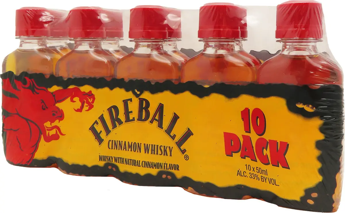 Fireball Cinnamon Whisky 50Ml 10Pk 1