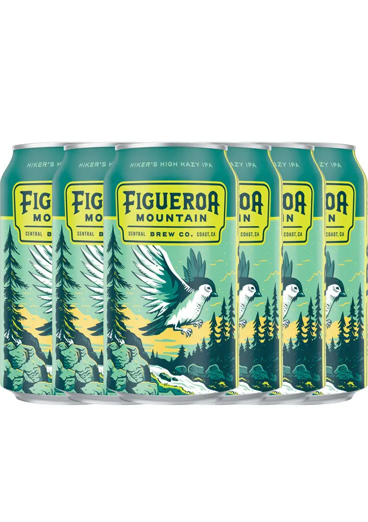 Figueroa Mountain Brewing Hiker's High Hazy Ipa 6Pk Cans 1