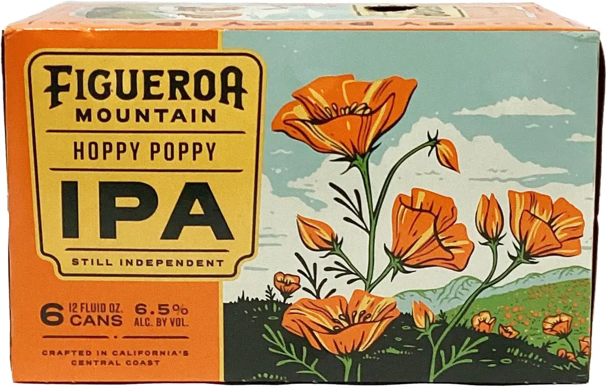Figueroa Mountain Brewing Hoppy Poppy Ipa 6Pk Cans 1