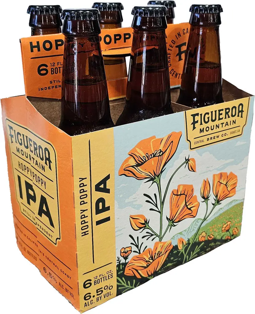 Figueroa Mountain Hoppy Poppy Ipa 6Pk Btls 1