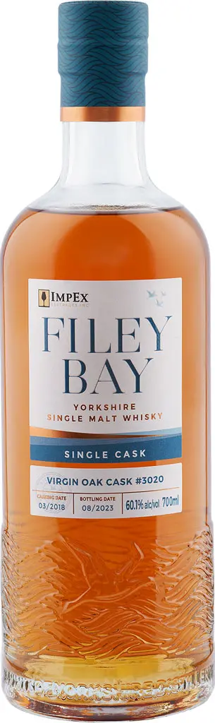 Filey Bay Virgin Oak Cask #3020 Yorkshire Single Malt Whisky 700Ml 1