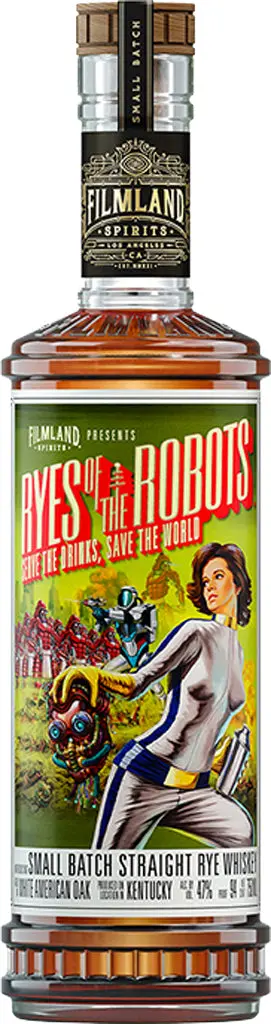 Filmland Ryes Of The Robots Small Batch Straight Rye Whiskey 750Ml 1