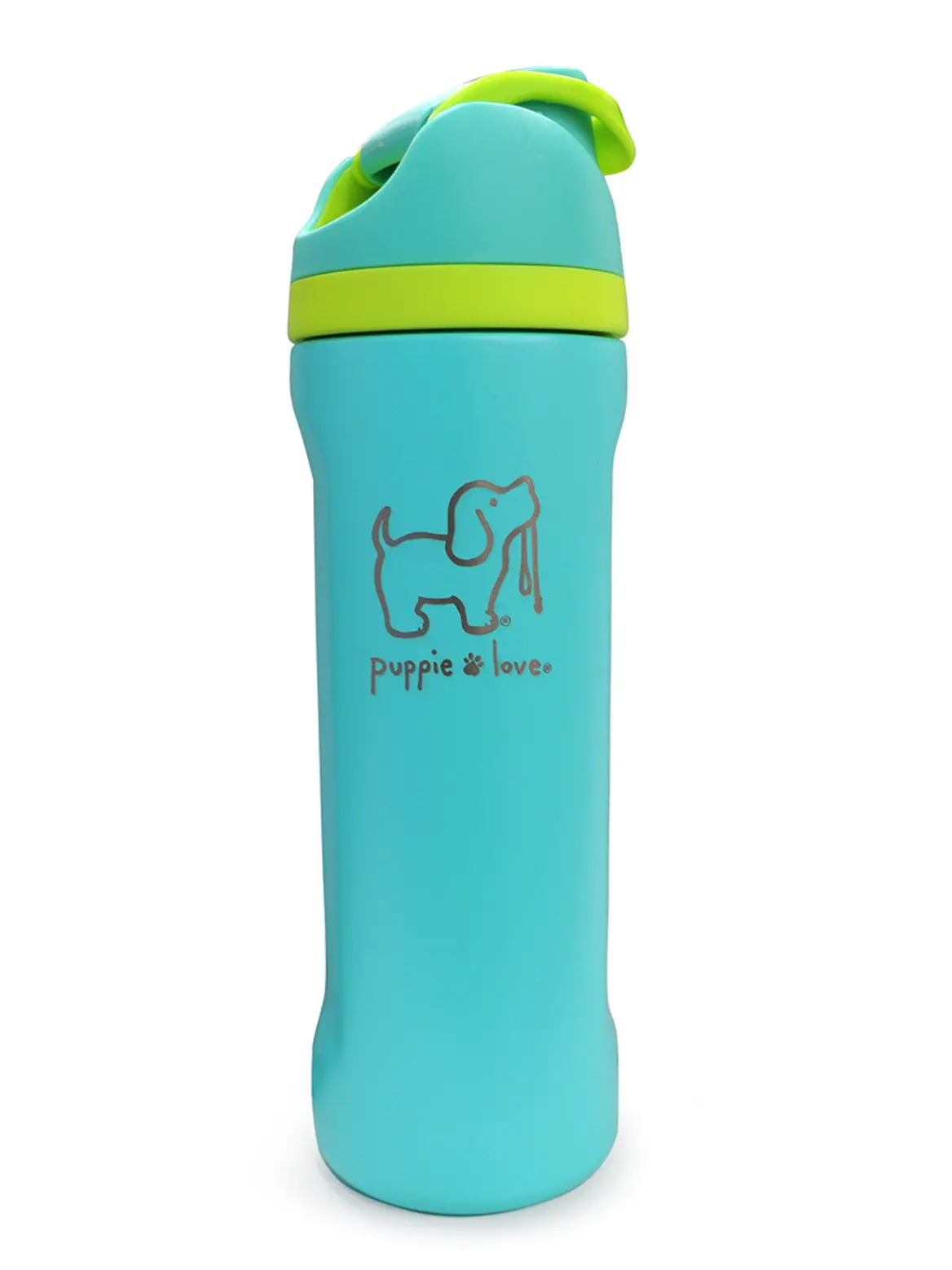 Flip-Top 24Oz Water Bottle, Aqua 1