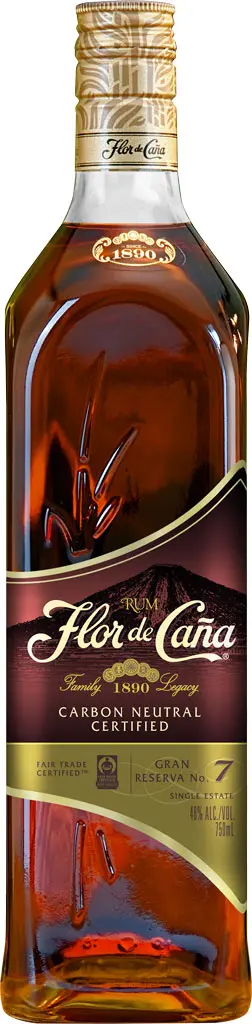 Flor De Cana Rum Oro 7 Year Old 750Ml 1