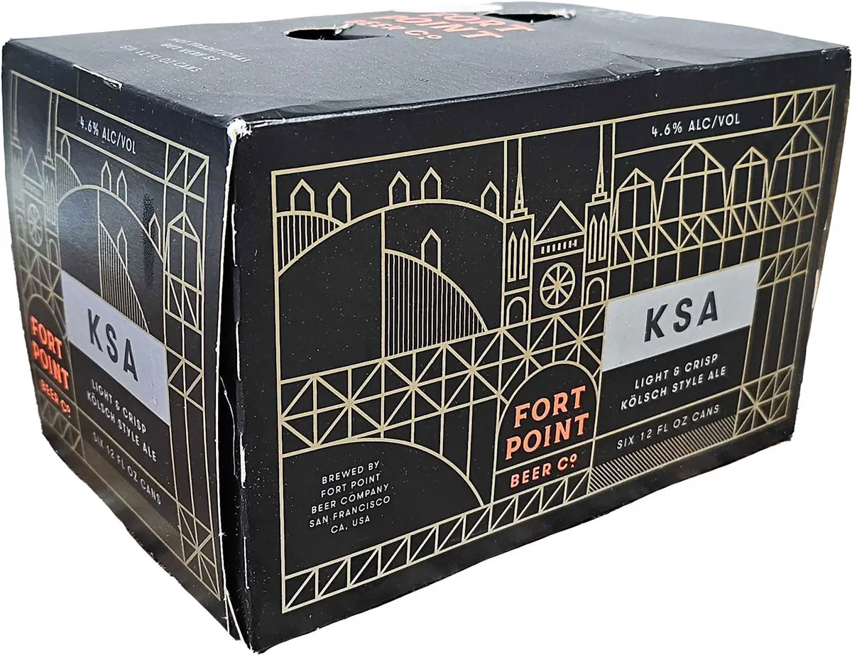 Fort Point Ksa Kolsch Ale 6Pk Cans 1