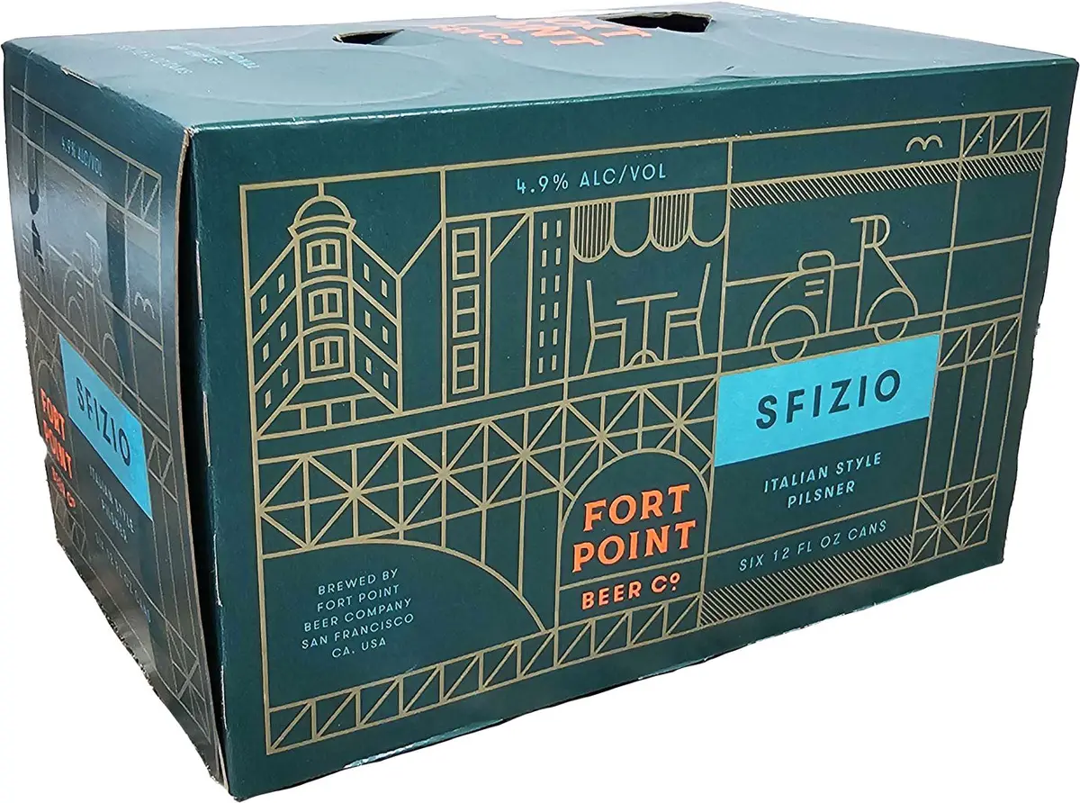 Fort Point Sfizio Pilsner 6Pk Cans 1