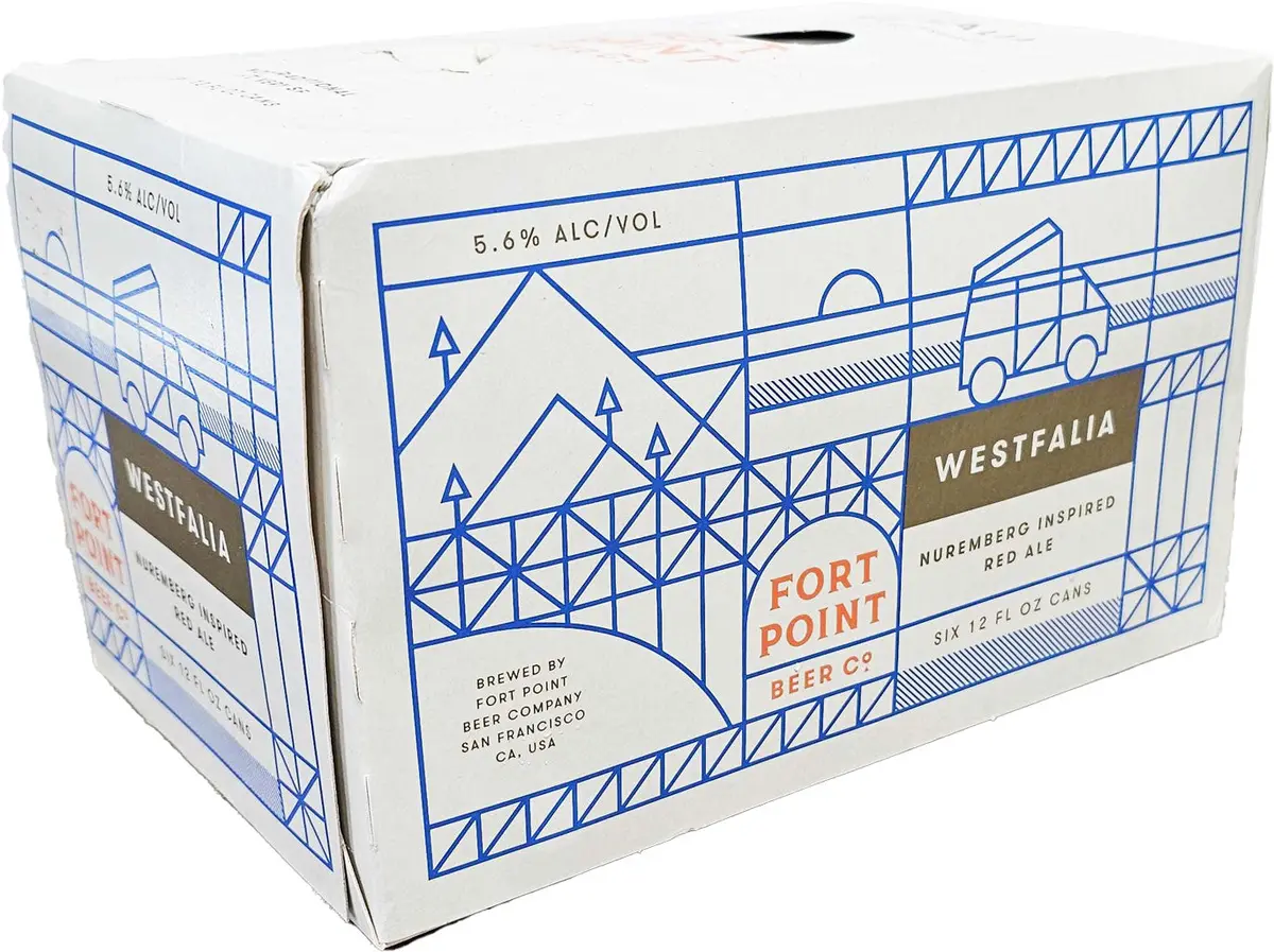Fort Point Westfalia Red Ale 12Oz 6Pk Cans 1