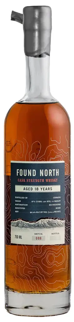 Found North 18 Year Old Cask Strength Whisky Batch 008 750Ml 1