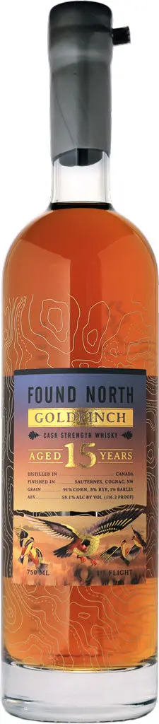 Found North Goldfinch First Flight 15 Year Old Cask Strength Whisky 750Ml 1