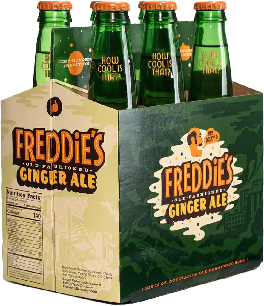 Freddie's Old Fashioned Ginger Ale 6Pk 1