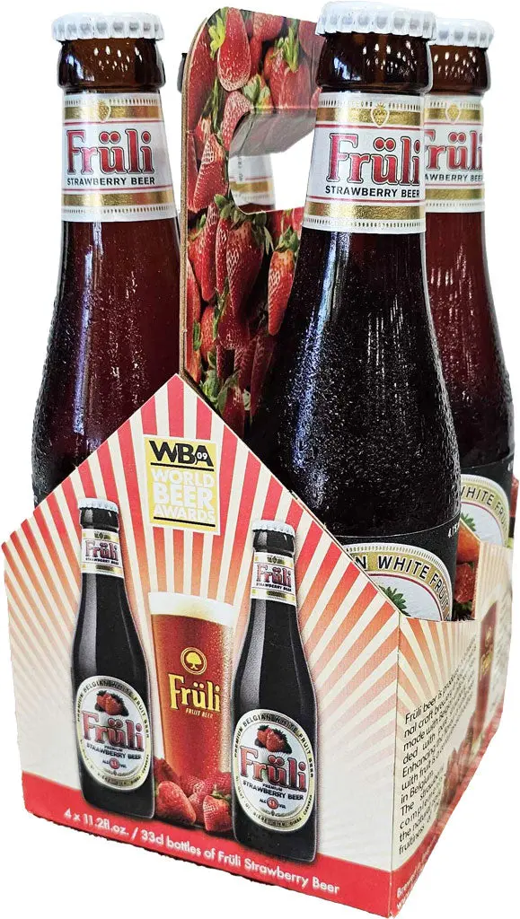 Fruli Strawberry Beer 4Pk Btls 1