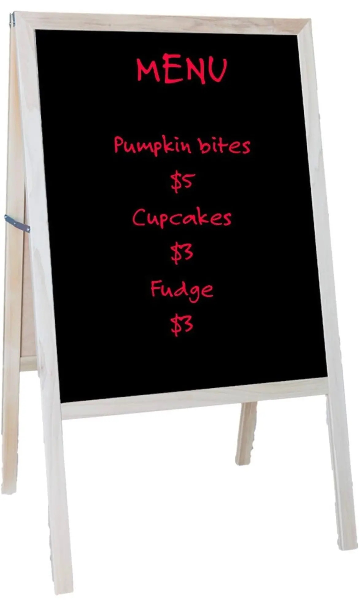 Marquee Easel, White Dry Erase/Black Dry Erase 1