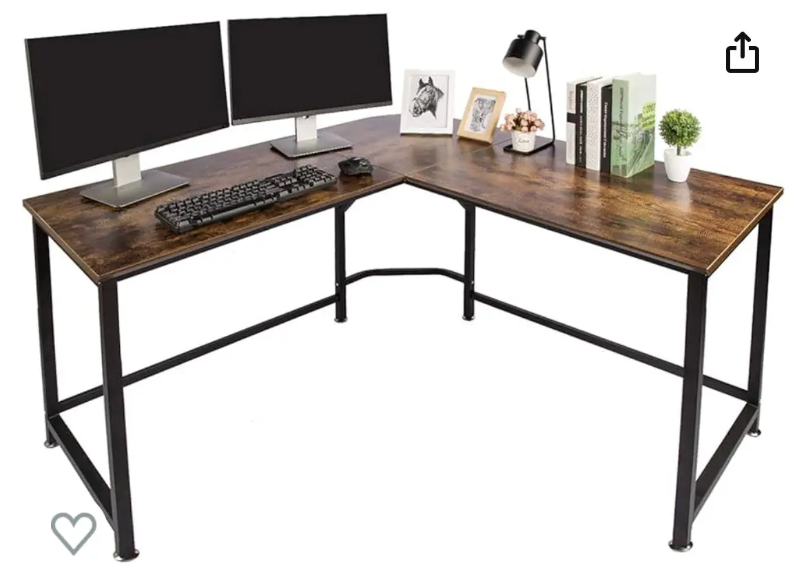Topsky L-Shaped Desk Corner Computer Desk 1