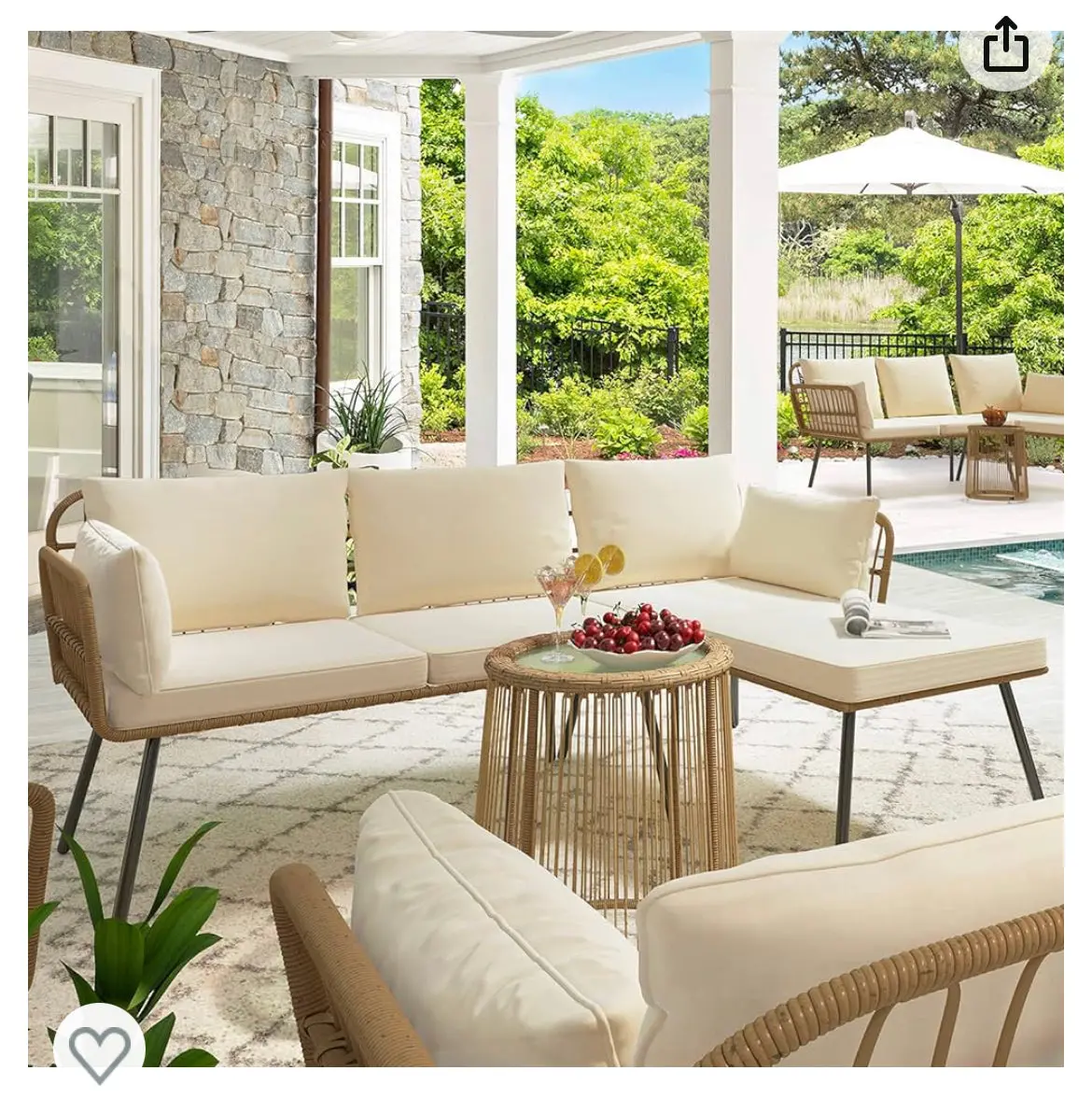Yitahome 3 Pieces Patio Furniture Set. 1