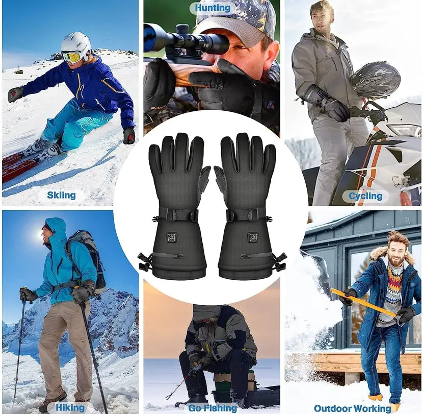 Heated Gloves For Men Women Rechargeable Battery 1