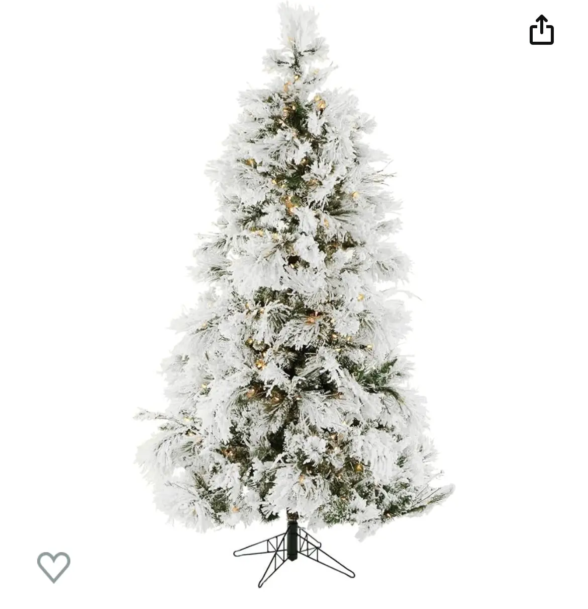 Snowy Pine Artificial Christmas Tree 1