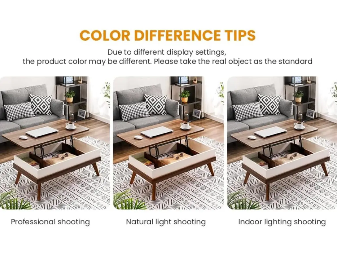 Bidiso Lift Top Coffee Table 1